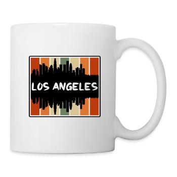 Los Angeles Californie États-Unis Skyline Silhouette - Mug blanc - blanc - Droite