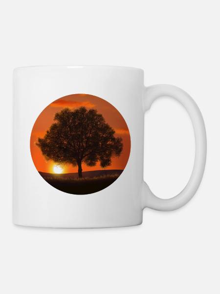 Baum - Tasse - Weiß