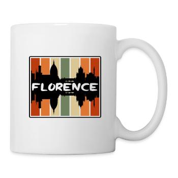 Florenz Italien Skyline Silhouette Reise Souvenir - Tasse - Weiß - Rechts