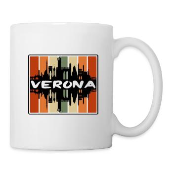 Vérone Italie Skyline Silhouette Souvenir de voyage - Mug blanc - blanc - Droite