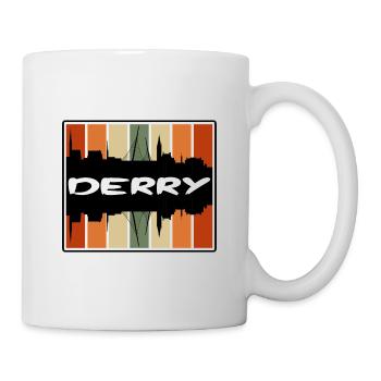 Derry Nordirland Skyline Silhouette Travel S - Tasse - Weiß - Rechts