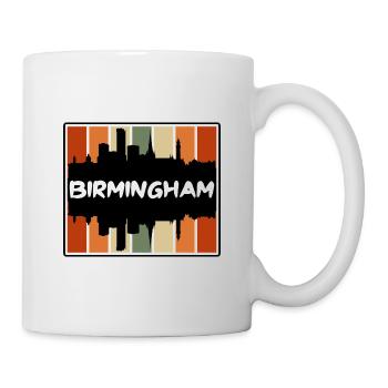 Birmingham England Skyline Silhouette Travel Souve - Mug - white - Right
