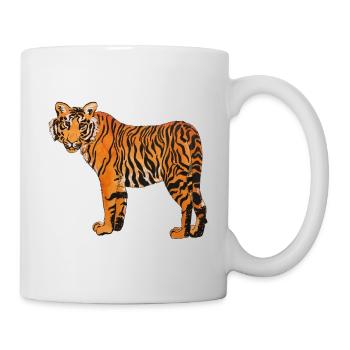 Tiger schütz die Wildnis, Safari Afrika protect - Tasse - Weiß - Rechts