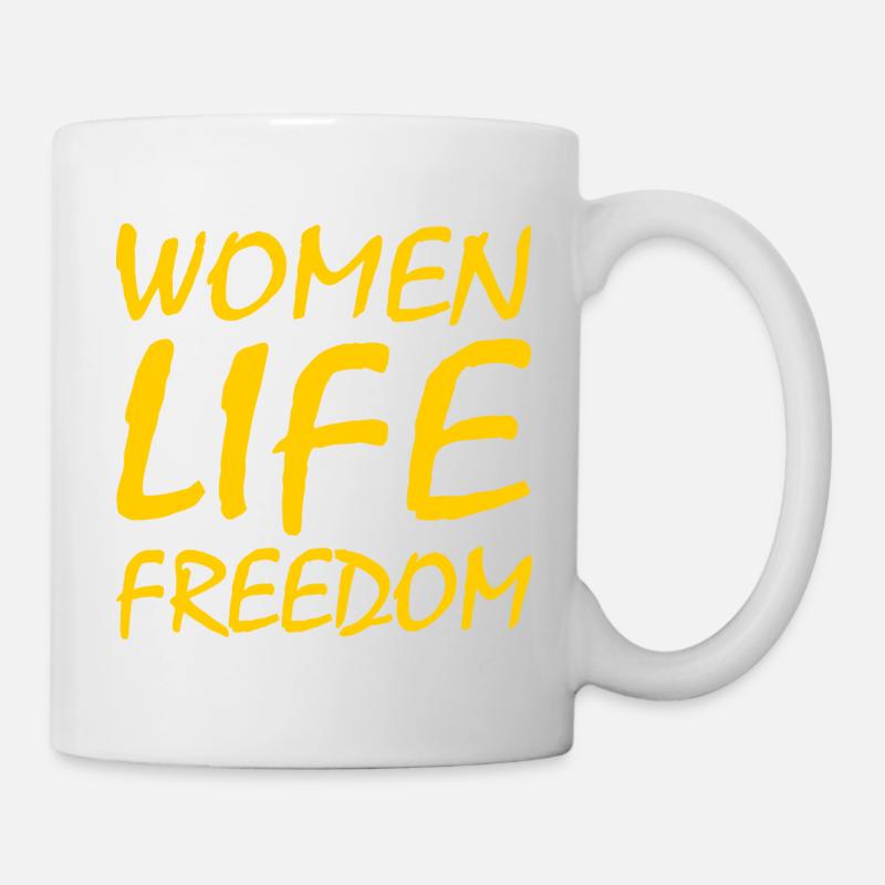 Women life freedom iran - Tasse - Weiß