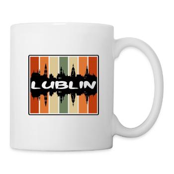 Lublin Pologne Skyline Silhouette Souvenir de voyage - Mug blanc - blanc - Droite