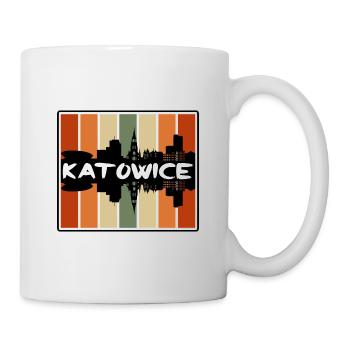 Katowice Poland Skyline Silhouette Travel Souvenir - Mug - white - Right