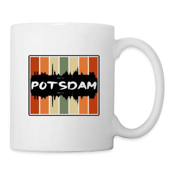 Potsdam Deutschland Skyline Silhouette Reisesouvenir - Tasse - Weiß - Rechts