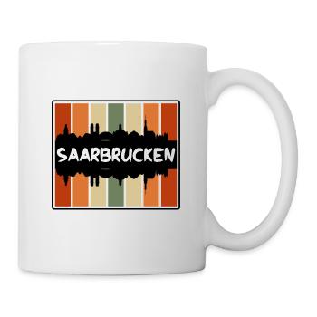 Sarrebruck Allemagne Skyline Silhouette Travel Souv - Mug blanc - blanc - Droite