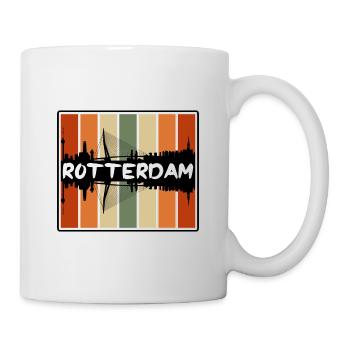 Rotterdam Pays-Bas Skyline Silhouette Voyage So - Mug blanc - blanc - Droite