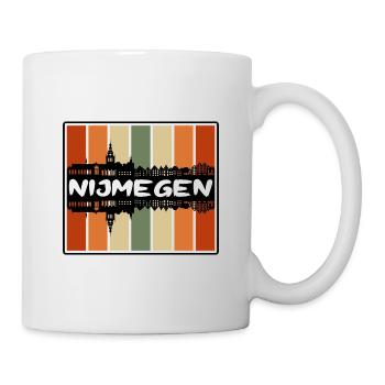 Nimègue Pays-Bas Skyline Silhouette Travel Sou - Mug blanc - blanc - Droite