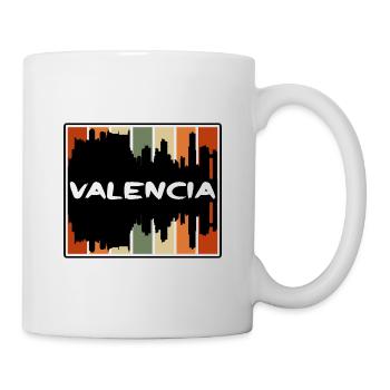 Valencia Spain Skyline Silhouette Travel Souvenir - Mug - white - Right