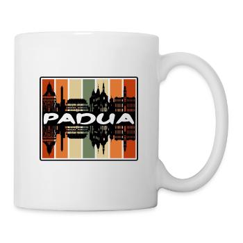 Padua Italien Skyline Silhouette Reise Souvenir - Tasse - Weiß - Rechts