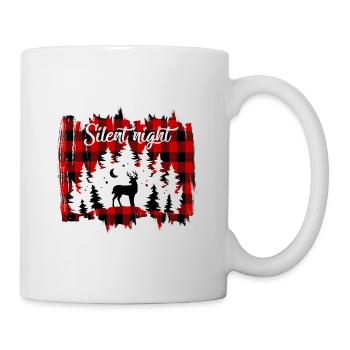 Stille Nacht Weihnachten Geschenk - Tasse - Weiß - Rechts
