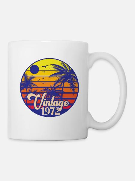 Vintage 1972 - Tasse - Weiß