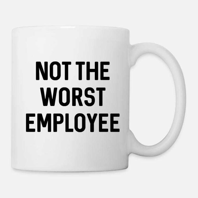 Pas le pire employé - Mug blanc - blanc