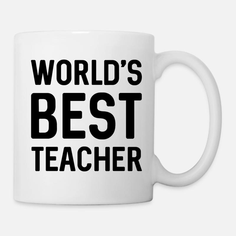 Meilleur professeur du monde - Mug blanc - blanc