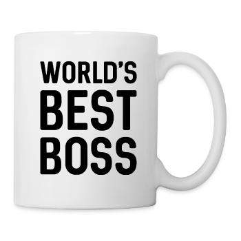 Der beste Chef der Welt - Tasse - Weiß - Rechts