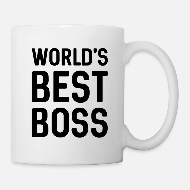 Der beste Chef der Welt - Tasse - Weiß