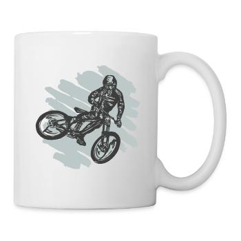 Mountain Bike Cycling Mountain biking - Mug - white - Right