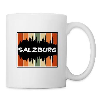 Salzburg Austria Skyline Silhouette Travel Souveni - Mug - white - Right