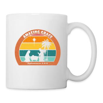 Nativité de Noël avec Jésus - Grace - Mug blanc - blanc - Droite