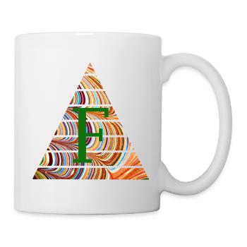 Triangle E 56 F - Mug blanc - blanc - Droite