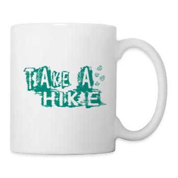 TAKE A HIKE - Tasse - Weiß - Rechts