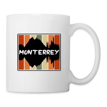 Monterrey Mexiko Skyline Silhouette Reise Souveni - Tasse - Weiß - Rechts