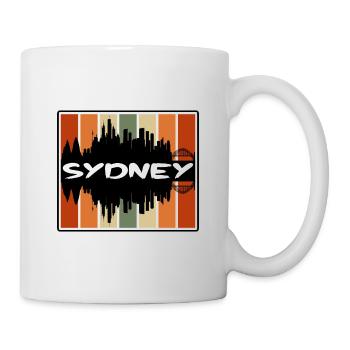 Sydney Australia Skyline Silhouette Travel Souveni - Mug - white - Right