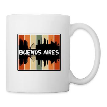 Buenos Aires Argentina Skyline Silhouette Travel S - Mug - white - Right