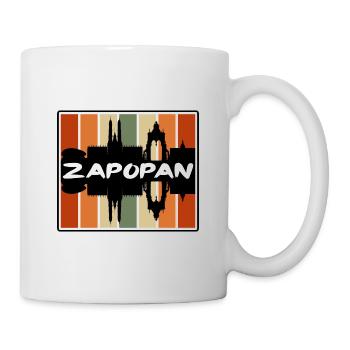 Zapopan Mexico Skyline Silhouette Travel Souvenir - Mug - white - Right