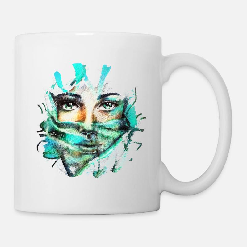 AU COMPTOIR DU DESERT - Mug blanc - blanc