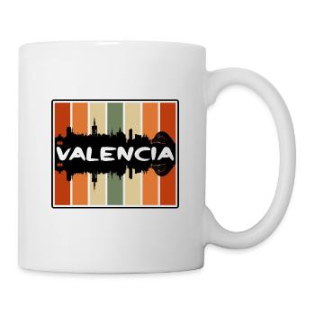 Valencia Venezuela Skyline Silhouette Travel Souve - Mug blanc - blanc - Droite