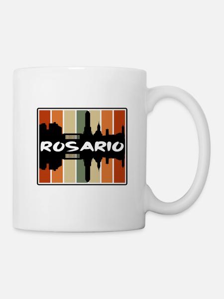 Rosario Argentina Skyline Silhouette Travel Souven - Tasse - Weiß