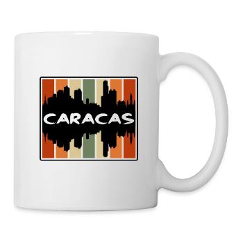 Caracas Venezuela Skyline Silhouette Travel Souven - Mug blanc - blanc - Droite