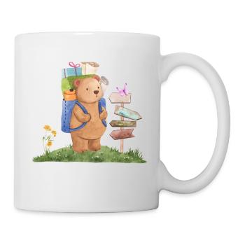 Camping Bear - Mug - white - Right