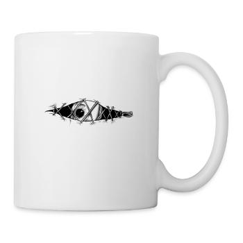 Dark eye style drawing - Mug - white - Right