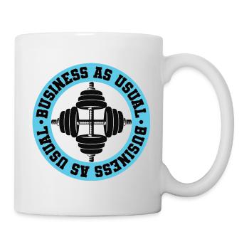 Business As Usual - Gym Motivation - Mug - white - Right