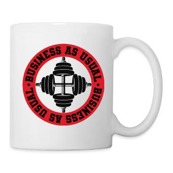 Business As Usual - Gym Motivation - Mug - white - Right