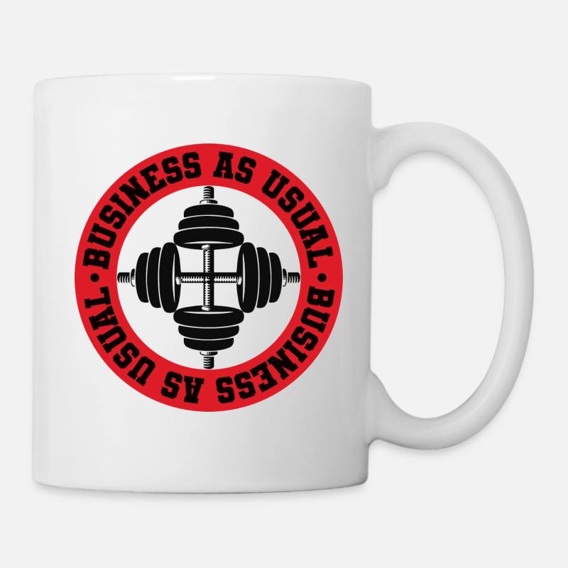 Business As Usual - Gym Motivation - Mug - white