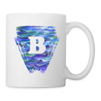 Triangle E 103 B - Mug blanc - blanc - Droite