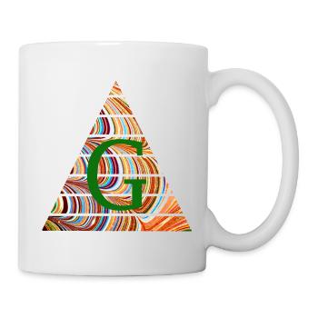 Triangle E 56 g - Mug blanc - blanc - Droite
