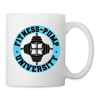 Fitness Pump University - Gym Motivation - Tasse - Weiß - Rechts