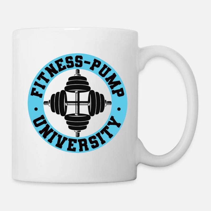 Fitness Pump University - Gym Motivation - Mug - white