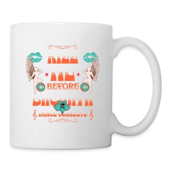 Kizz me Design, Retro Stil, romantisch, sinnlich - Tasse - Weiß - Rechts