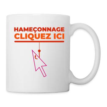 Hameçonnage - Mug blanc - blanc - Droite