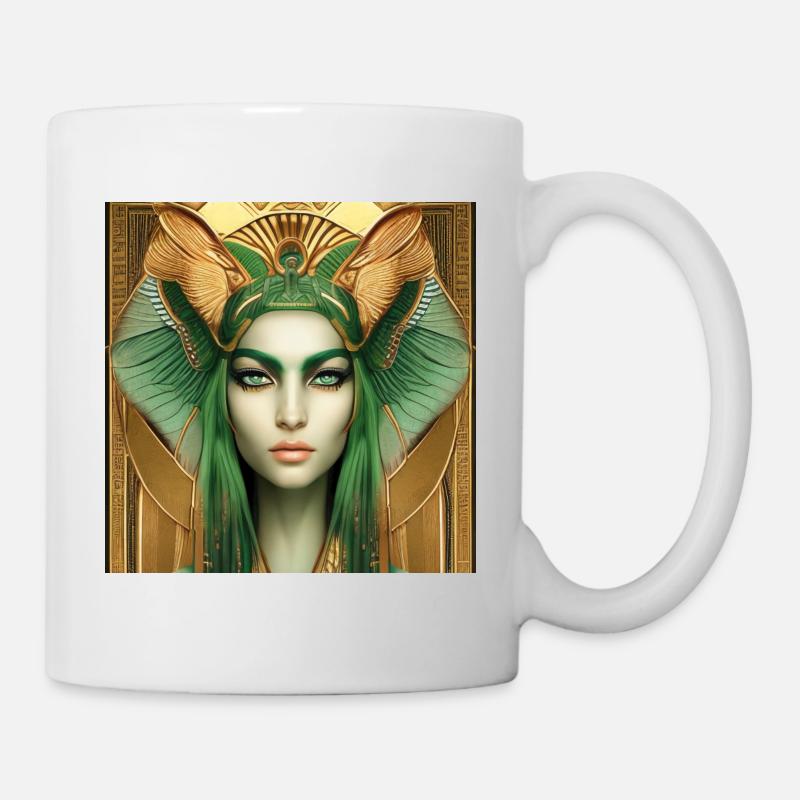 Déesse Neith, mère du soleil - Mug blanc - blanc
