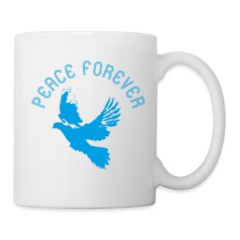Pigeon Peace Forever - Mug blanc - blanc - Droite