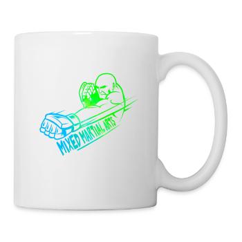 Mixed Martial Arts logo colorful design - Mug - white - Right