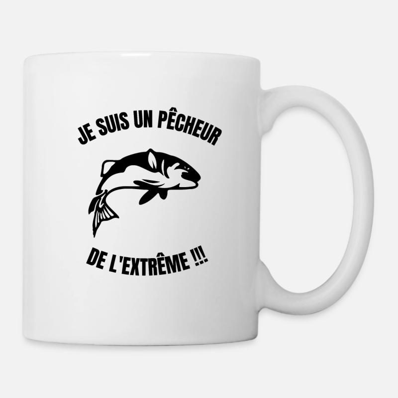 Je suis un pêcheur de l'extrême !!! - Mug blanc - blanc